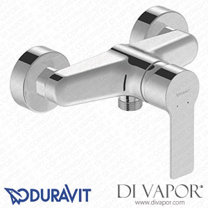 Duravit A.1 Single Lever Shower Mixer for Exposed Installation (A14230001) Spare Parts