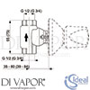 Ideal Standard A2359NU Spare Diagram
