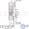 Ideal Standard A2650NU GEN1 Mixer Spare Diagram