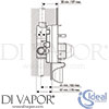 Ideal Standard A2650NU Mixer Spare Diagram