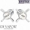 A27VHR2 Pair of Bristan Tap Cartridges Handles for 1901 Trinity Basin Taps half Inch