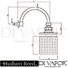 Hudson Reed A3003 A3234 A383(x4) Curved Sheer fixed head Diagram
