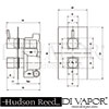 Hudson Reed A3010 Kia Spare Parts Diagram