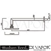 Hudson Reed A3011 A3288 A3287 P zazz fixed head Spare Parts Diagram