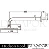 Hudson Reed A3012 A3241 Xeta Round Sheer fixed head Diagram