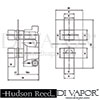 Hudson Reed Kubix Concealed Twin Shower Valve With Diverter Dimensions