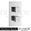 Hudson Reed Kubix Concealed Twin Shower Valve With Diverter Spare Parts