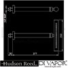Hudson Reed A3022 A3226 A3219 Xeta T Bar fixed head Spare Parts Diagram