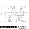 Hudson Reed A3022 Xeta Spare Parts Diagram