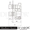 Hudson Reed A3025 Clio Spare Parts Diagram