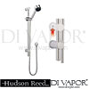 Hudson Reed Slide Rail Kit With Brackets Multi-Function Handset Spare Parts