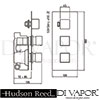 Hudson Reed Kubix A3063 Spare
