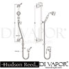 Hudson Reed A3091 A3211 slider rail kit Spare Parts Diagram