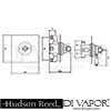 Hudson Reed A3091 A3600 Shower Valve Spare Parts Diagram