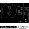 Hudson Reed A3094 A3605 Shower Valve Spare Parts Diagram
