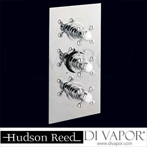 Hudson Reed A3096-A3286-A354(x4) Traditional Triple Concealed Thermostatic Shower Valve with 8? Apron fixed head and 4 Square body jets Spare Parts