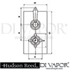  Hudson Reed Traditional  Shower Valve Slide Rail Kit Dimensions