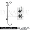 Hudson Reed Traditional  Shower Valve Slide Rail Kit Spare Parts