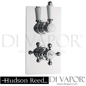 Hudson Reed Traditional Twin Concealed Thermostatic Shower Valve - Chrome - A3099C Spare Parts