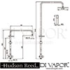 Hudson Reed A3113 Telescopic Riser Kit Shower Diagram