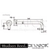 Hudson Reed A3193 A3286 Apron fixed head Spare Diagram