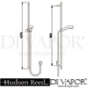 Hudson Reed A3200M A3226 Kew slider rail kit Spare Parts Diagram