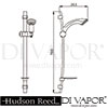 Hudson Reed A3212A Spare Parts Diagram
