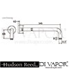 Hudson Reed A3286 Apron Fixed Head Shower Spare Diagram