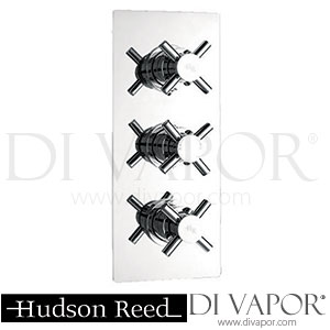 Hudson Reed Triple Concealed Valve With Soothe Black Shower Kit With Lights & Body Jets Spare Parts