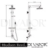 Hudson Reed A3318 Spare Parts Diagram