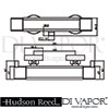 Hudson Reed Quadro Bar Valve Dimensions