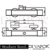Hudson Reed Quadro Bar Valve Dimensions