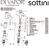 Sottini Artefact Single Lever Basin Mixer Tap Spares