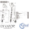 Ideal Standard A3668AA Tech Diagram