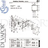 Ideal Standard A3810NU Spare Tech Diagram