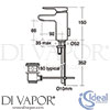 Ideal Standard A3906AA Mixer Spare Diagram