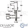 Ideal Standard A3909AA Mixer Spare Diagram