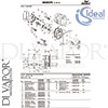 Ideal Standard A3918AA Tech Diagram