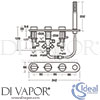 Ideal Standard A3920AA Mixer Spare Diagram