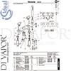 Ideal Standard A3920AA Mixer Spare Tech Diagram