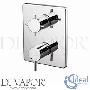 Ideal Standard TT Oposta Faceplate & Handles for Built-In Thermostatic Shower Valve Spare Parts A3974AA GEN1
