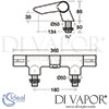 Ideal Standard Active Dual Control 2 Taphole Bath Filler Dimensions