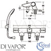 Ideal Standard A4054AA Mixer Spare Diagram