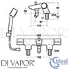 Ideal Standard A4054AA Mixer Spare Diagram