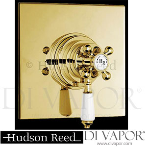 Hudson Reed Traditional Dual Concealed Thermostatic Shower Valve - Antique Gold Spare Parts