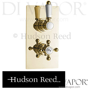 Hudson Reed Traditional Twin Concealed Thermostatic Shower Valve - Antique Gold Spare Parts
