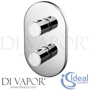 Ideal Standard A4105AA Active Faceplate and Handles for A3969NU Trevi TT Shower Valve Spare Parts