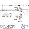 Ideal Standard A4161AA Spare Diagram