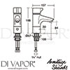 Armitage Shanks A4176AA Mixer Spare Diagram