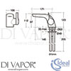 Ideal Standard A4277AA Spare Diagram